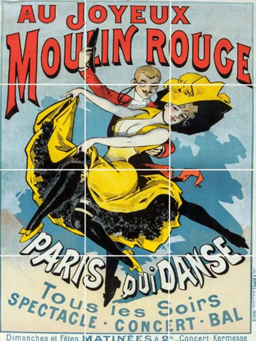 Alfred Choubrac French Au Jouyeaux Moulin Rouge