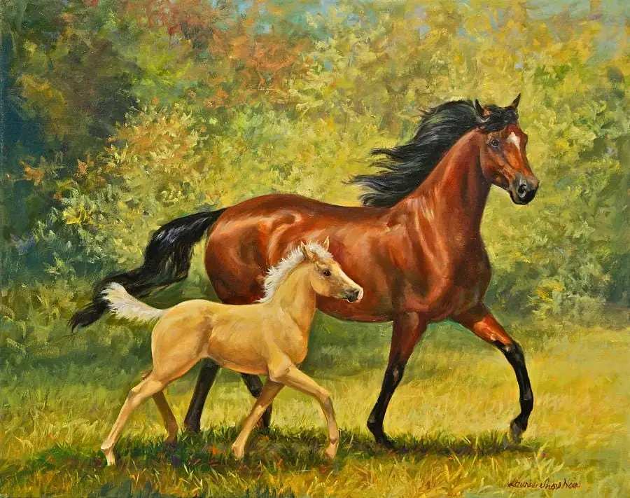 Proud Mama, Mare and Foal