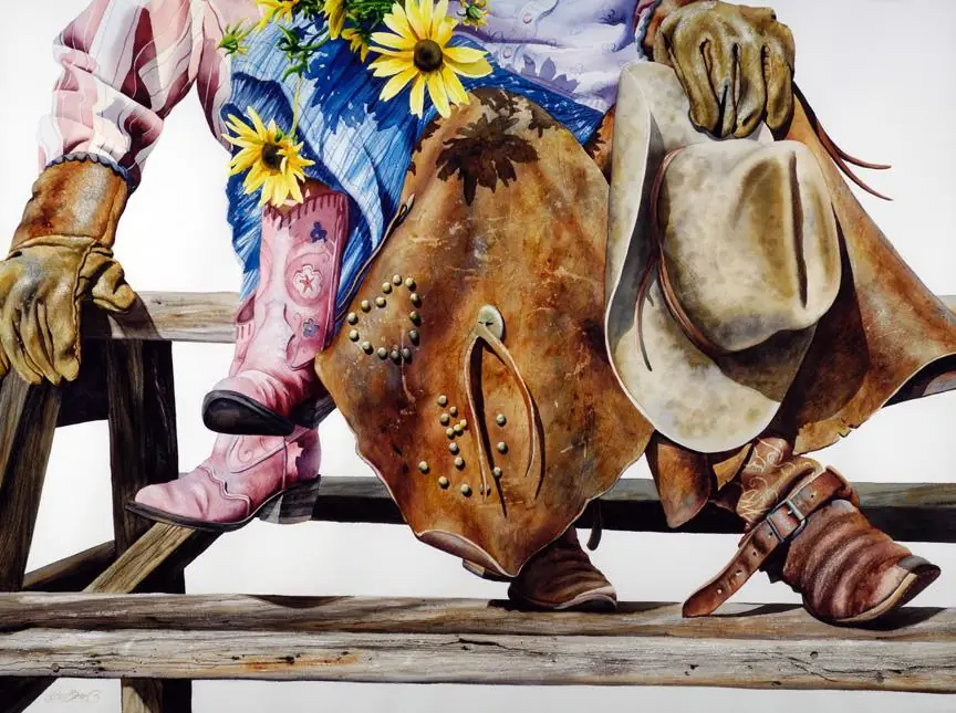 Cowboy and Cowgirl Together