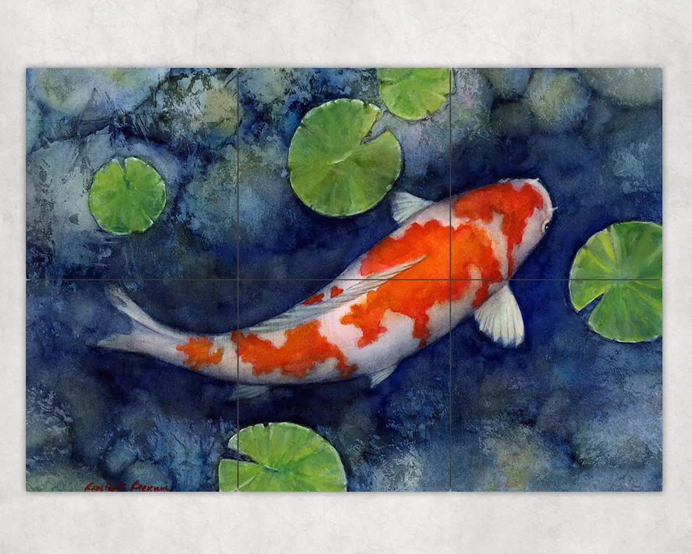Koi Fish Pond Garden