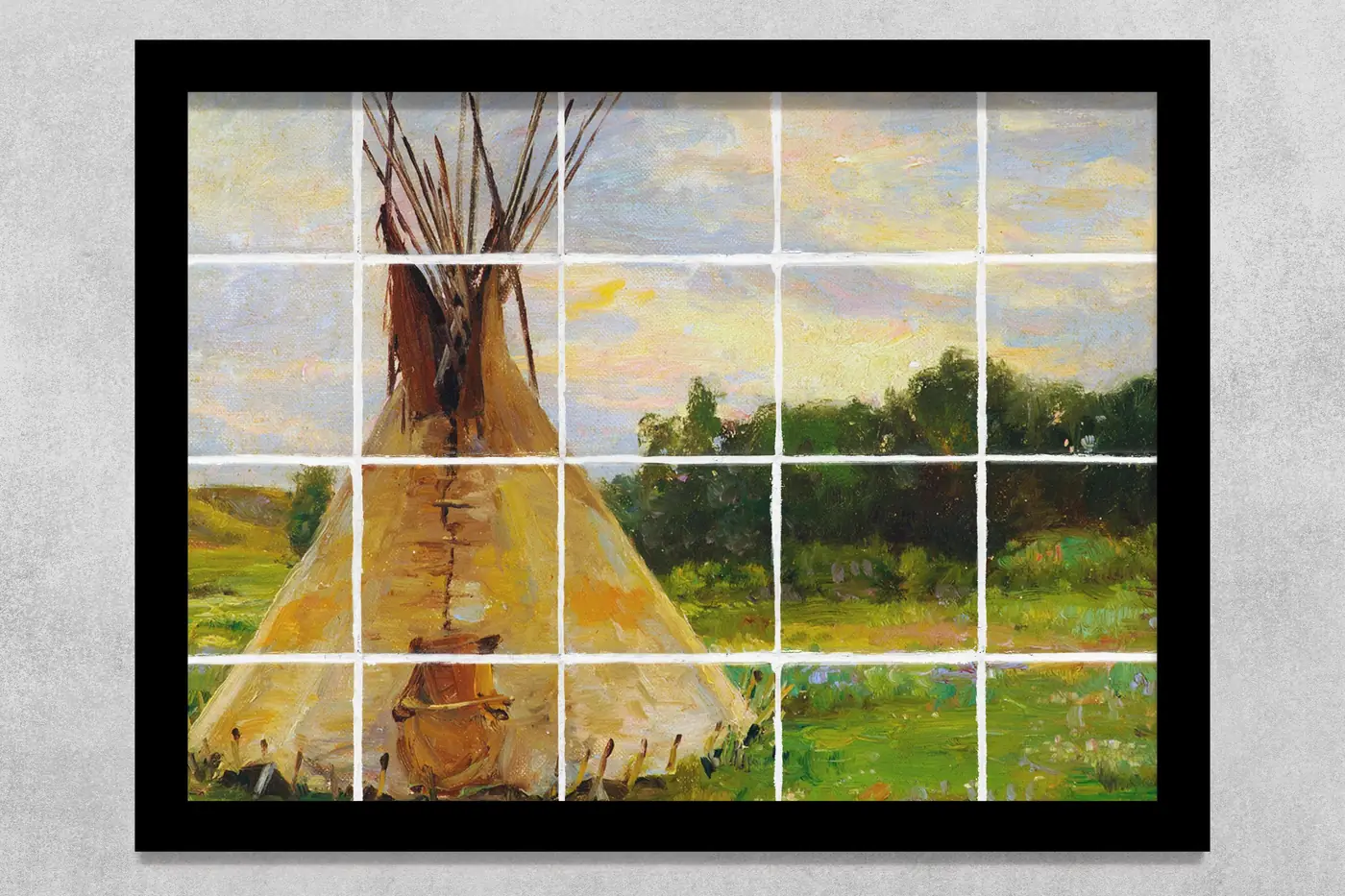 Lone Teepee by Sharp