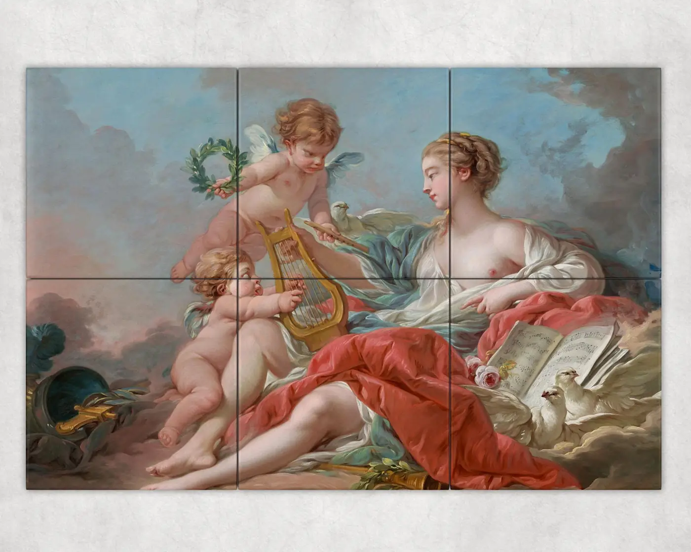 Allegory of Music Francois Boucher