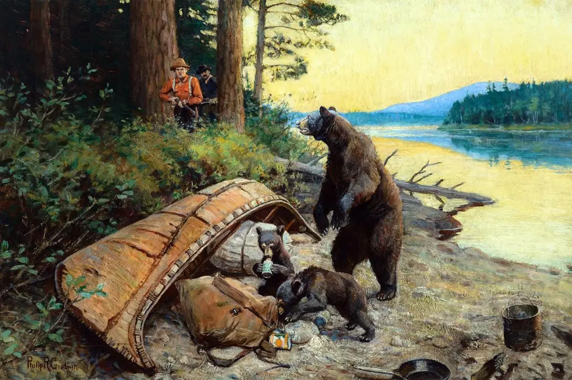 Bear and Cubs by Goodwin Philip