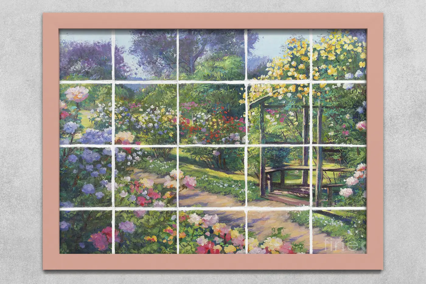 An Evening Rose Garden Flowers