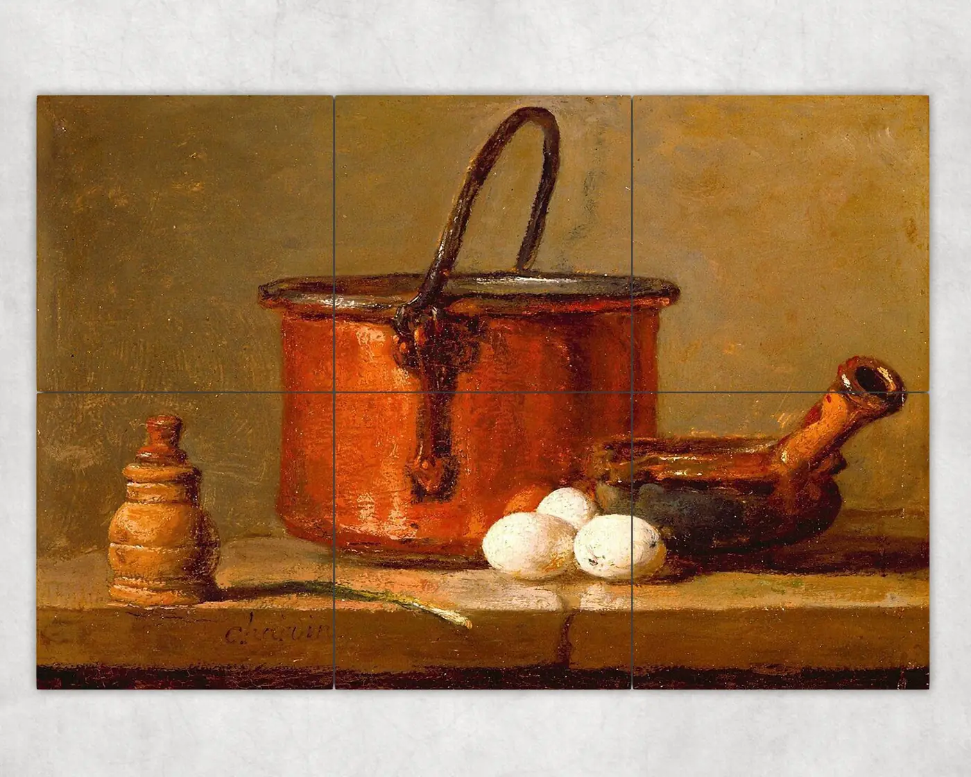 Chardin Still Life Copper Pot