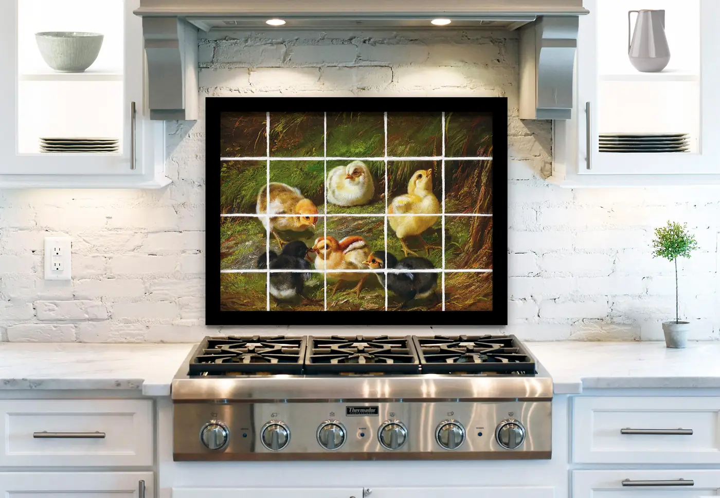 1 Piece, Chickens Chicks Farm Animals Arthur Fitzwilliam installed