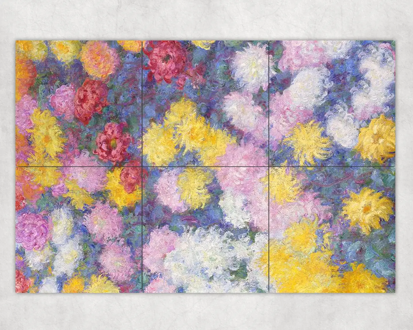 Chrysanthemums Claude Monet
