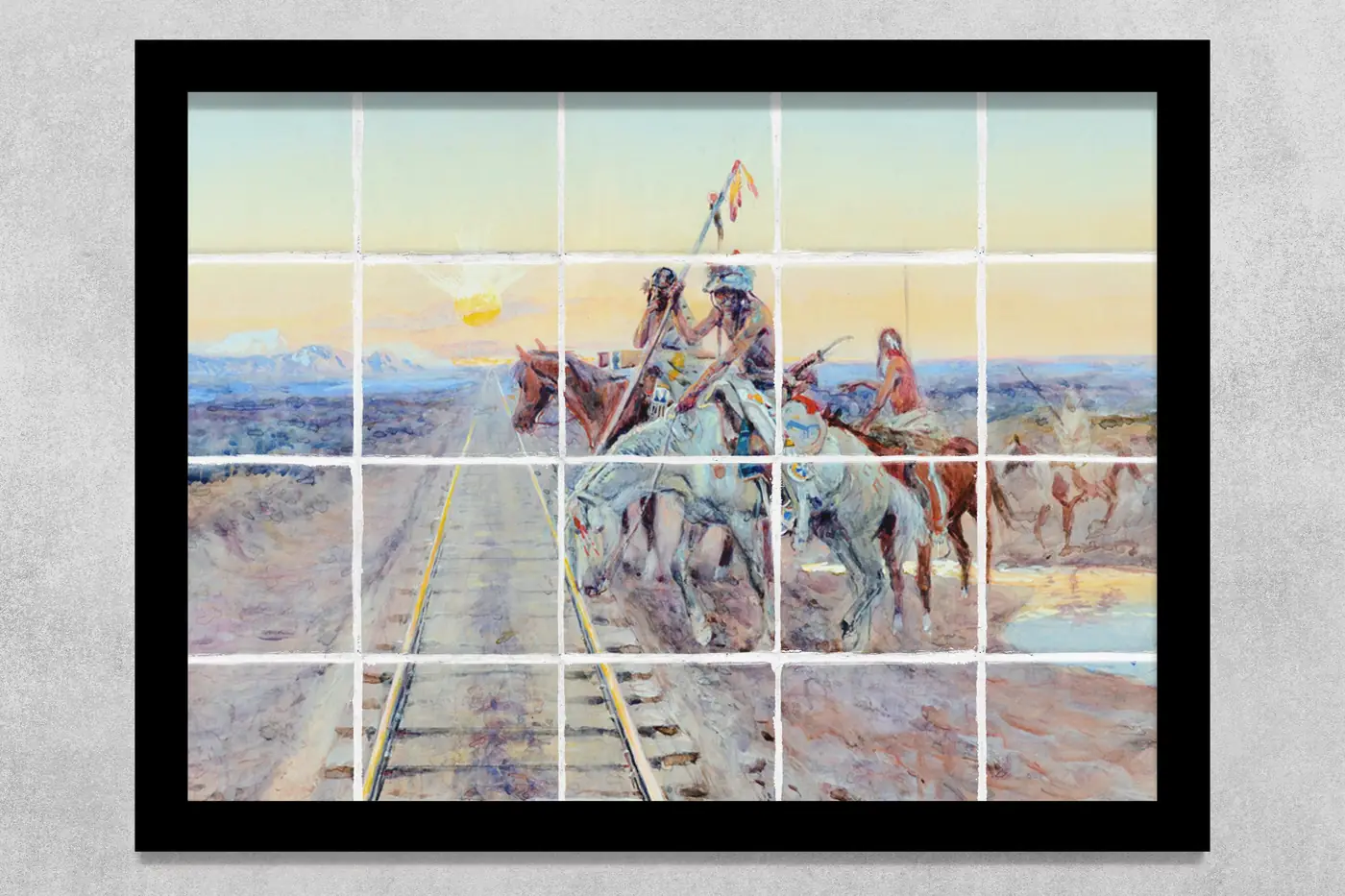 Trail of the Iron Horse Cowboys Country Western