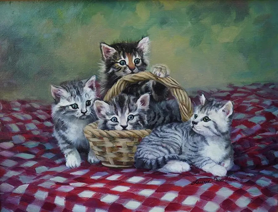 Little Kittens Group Portrait
