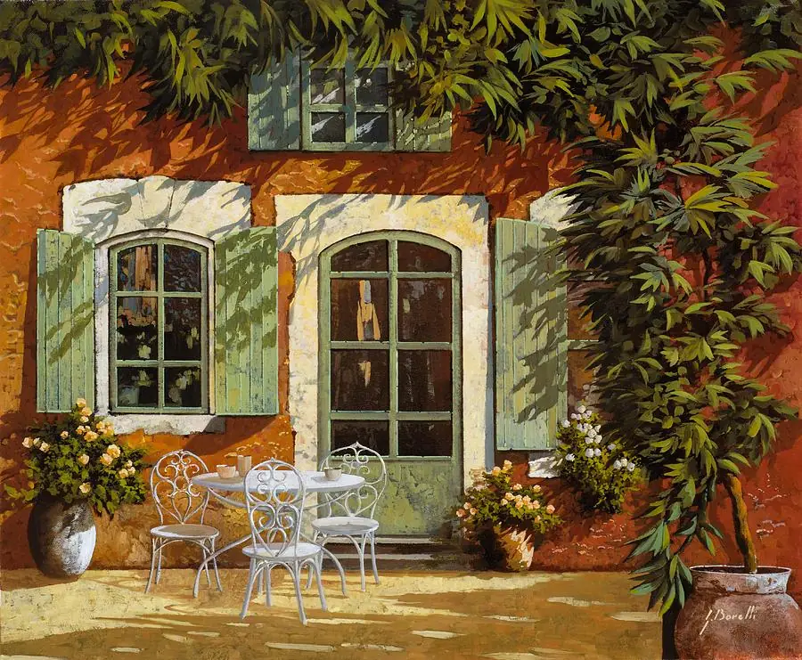 Al Fresco in the Courtyard
