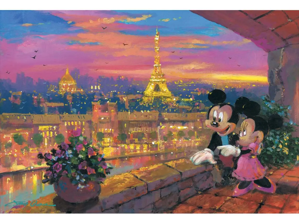 Paris Sunset with Eiffel Tower View