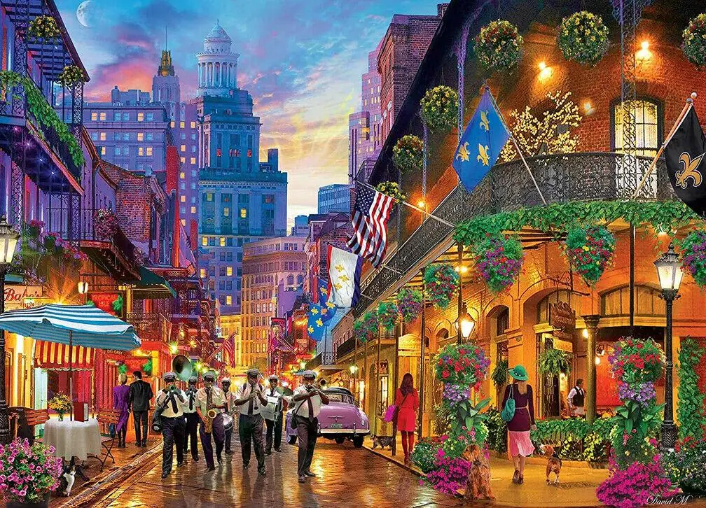 New Orleans Night Life Style Food Music Cafe