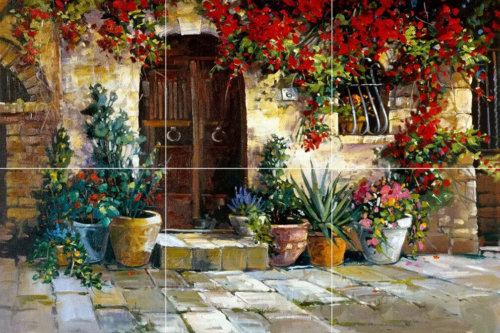 Pienza Tuscany Italy Flower Garden Home