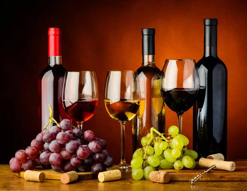 Grapes and Wine