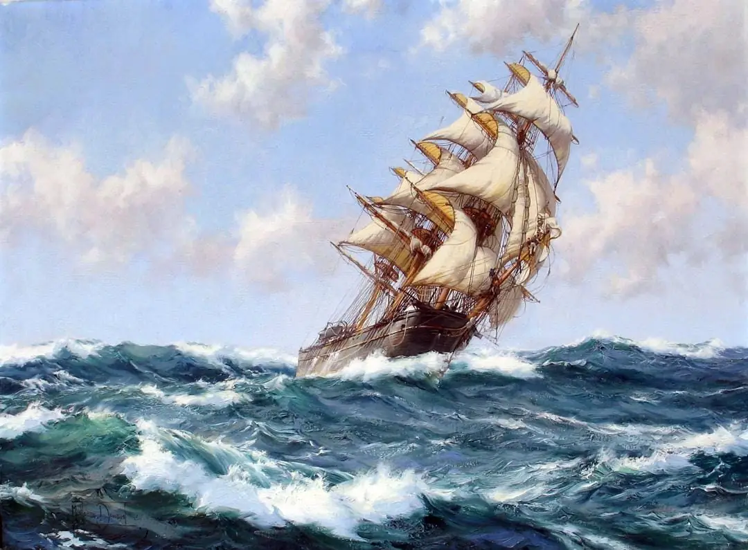Swirling Foam the Sovereign of the Seas by Dawson