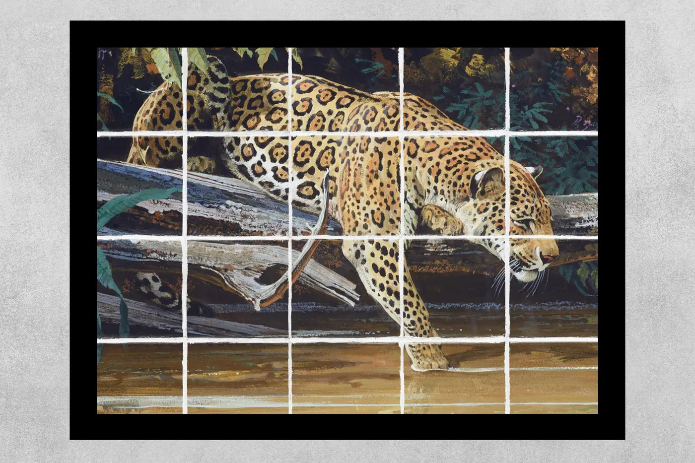 Leopard Touching the Morning Sun