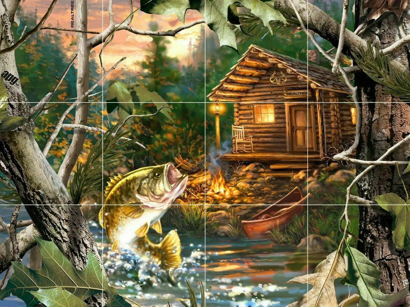 Country Log Cabin in Woodland