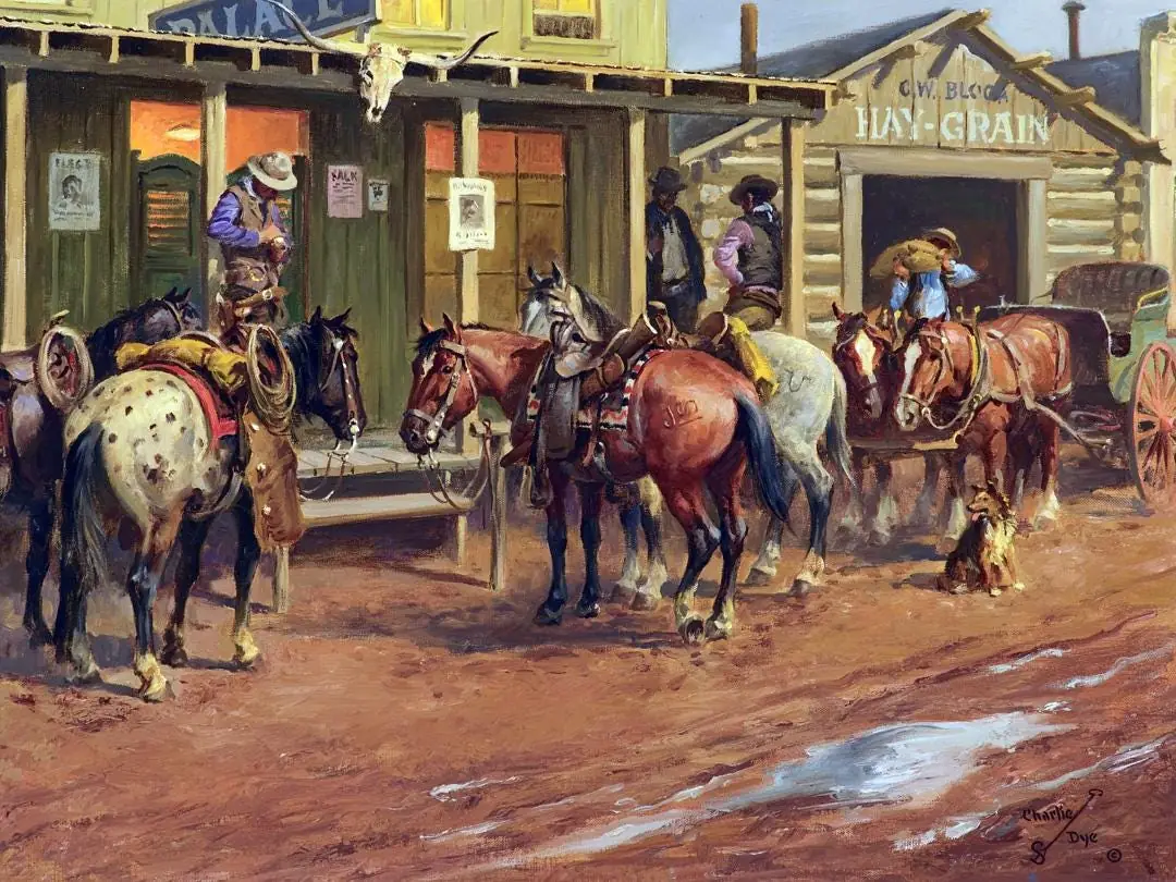 Cowtown Mainstreet by Dye