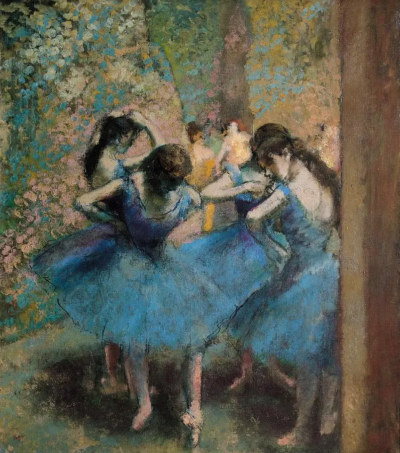 Dancers in Blue Edgar Degas