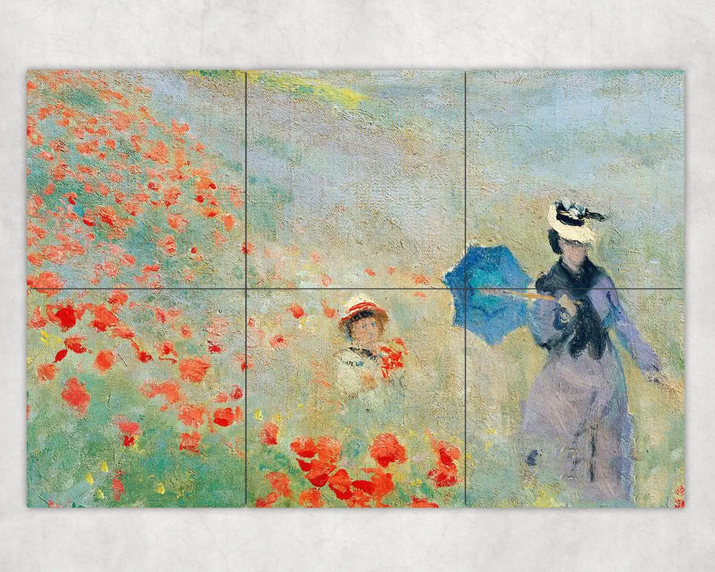 Poppies at Argenteuil Claude Monet