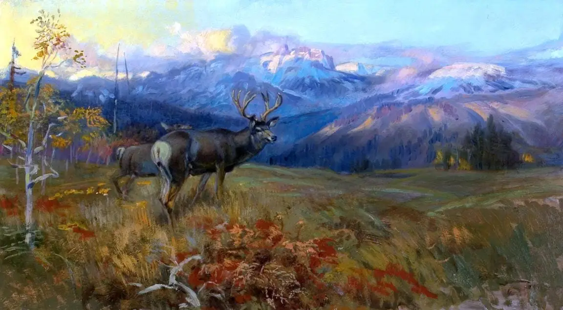 In Swan Lake Country by Charles M. Russell