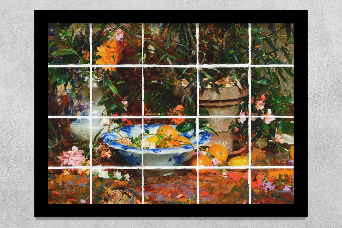 Still Life with Flowers and Oranges