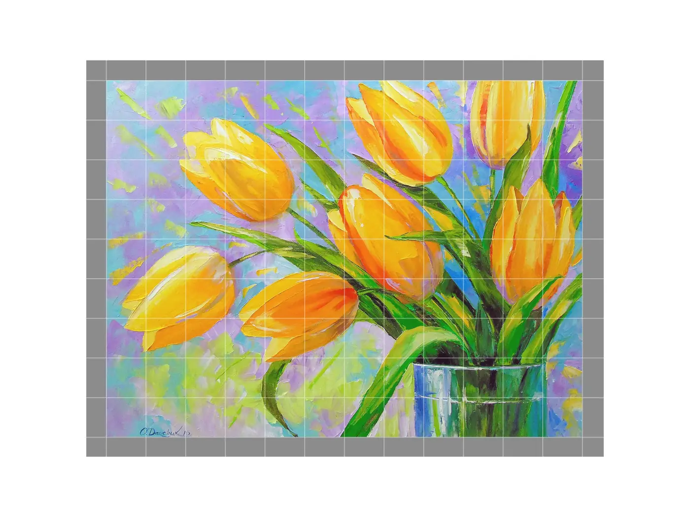 Bouquet of Yellow Tulips