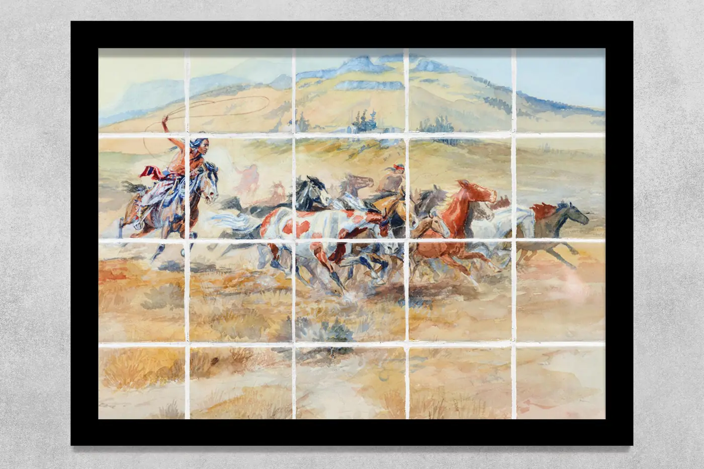 Wild Horses by Charles M. Russell