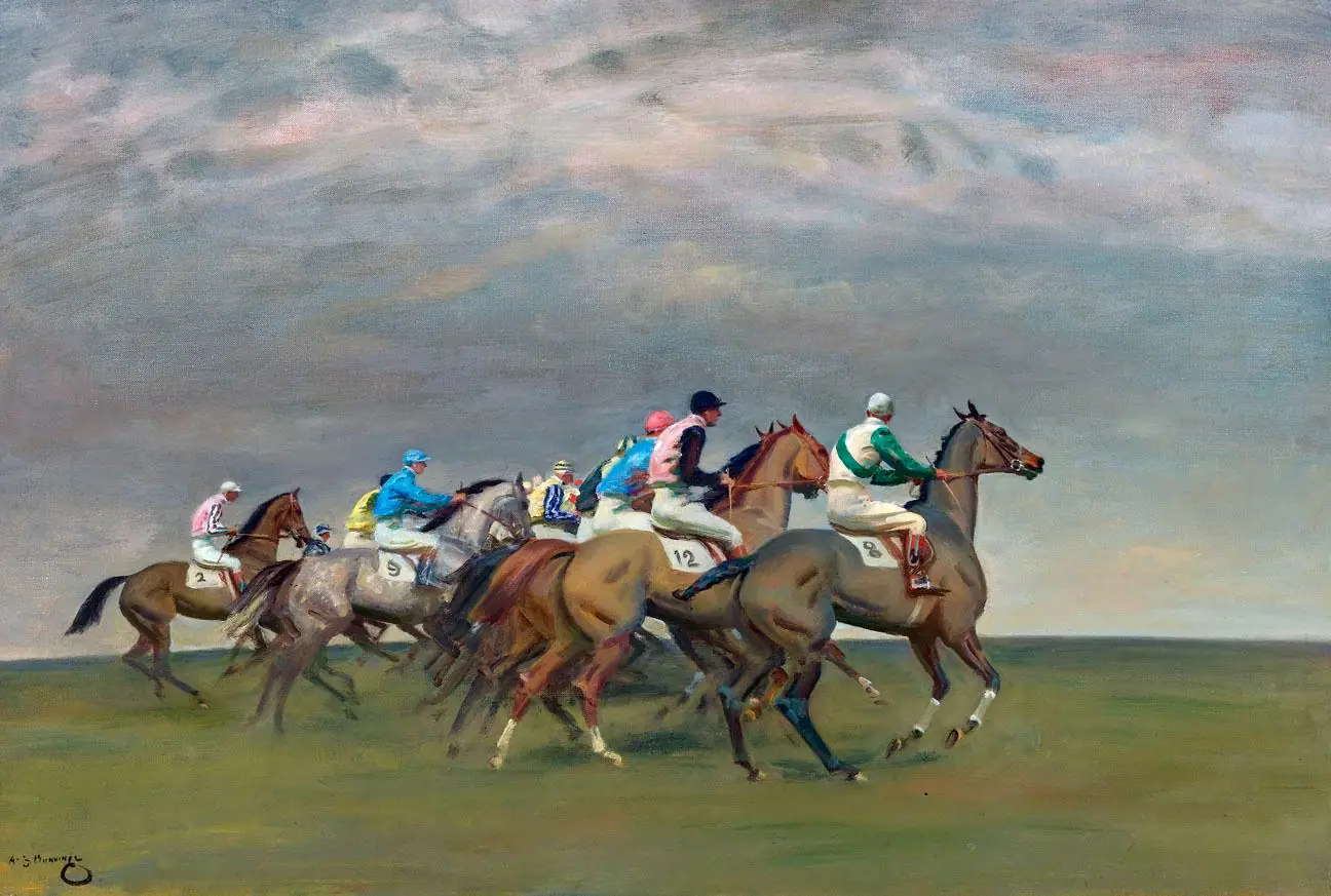 Start of a Steeplechase