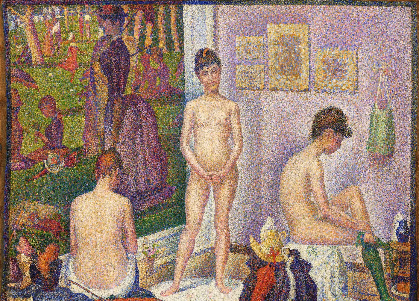 Georges Seurat Les Poseuses Ensemble
