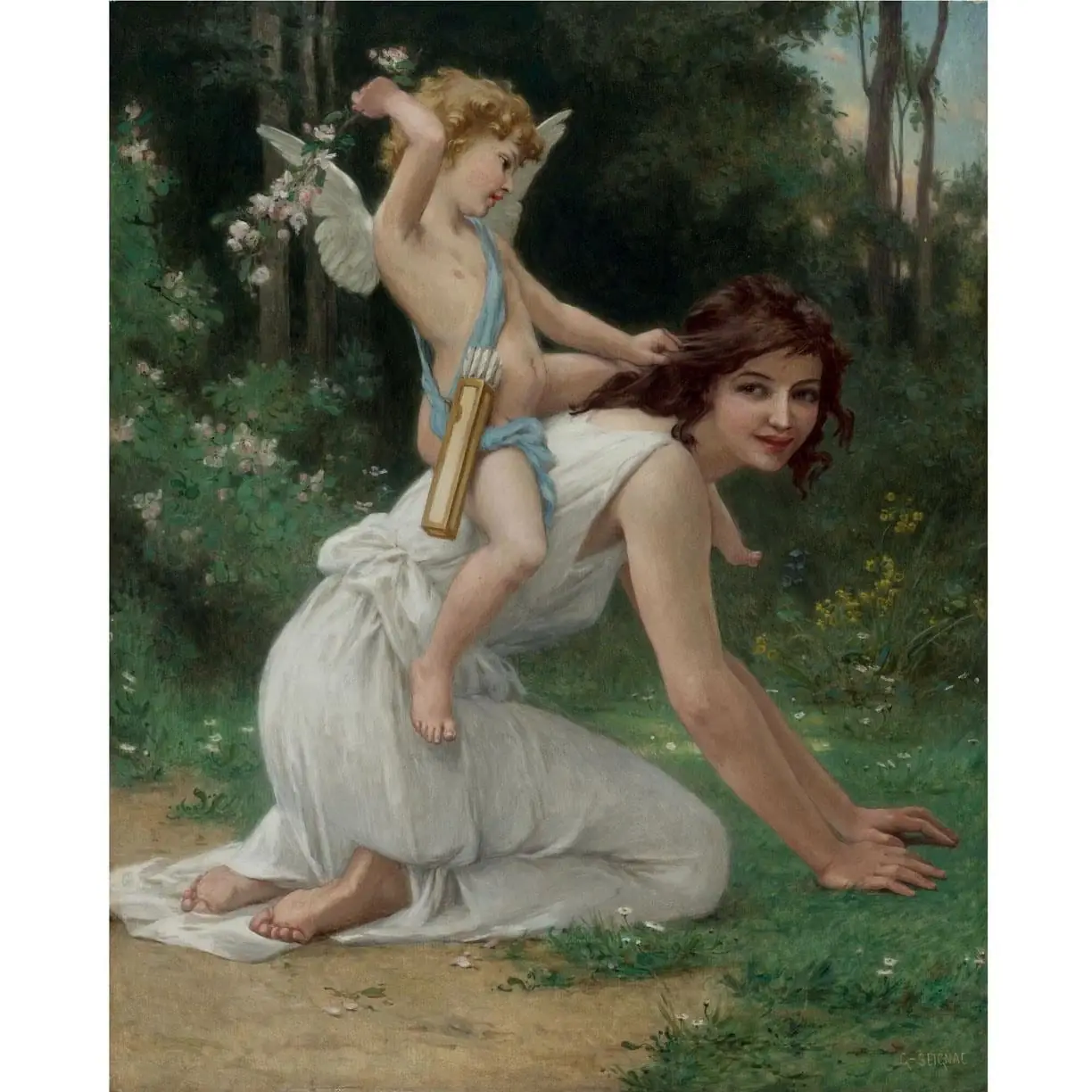 Guillaume Seignac Venus and Cupid