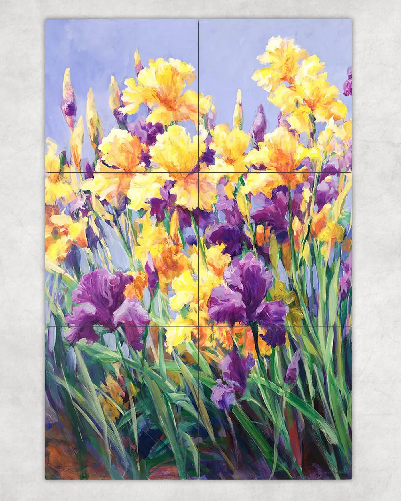 Monets Iris Garden