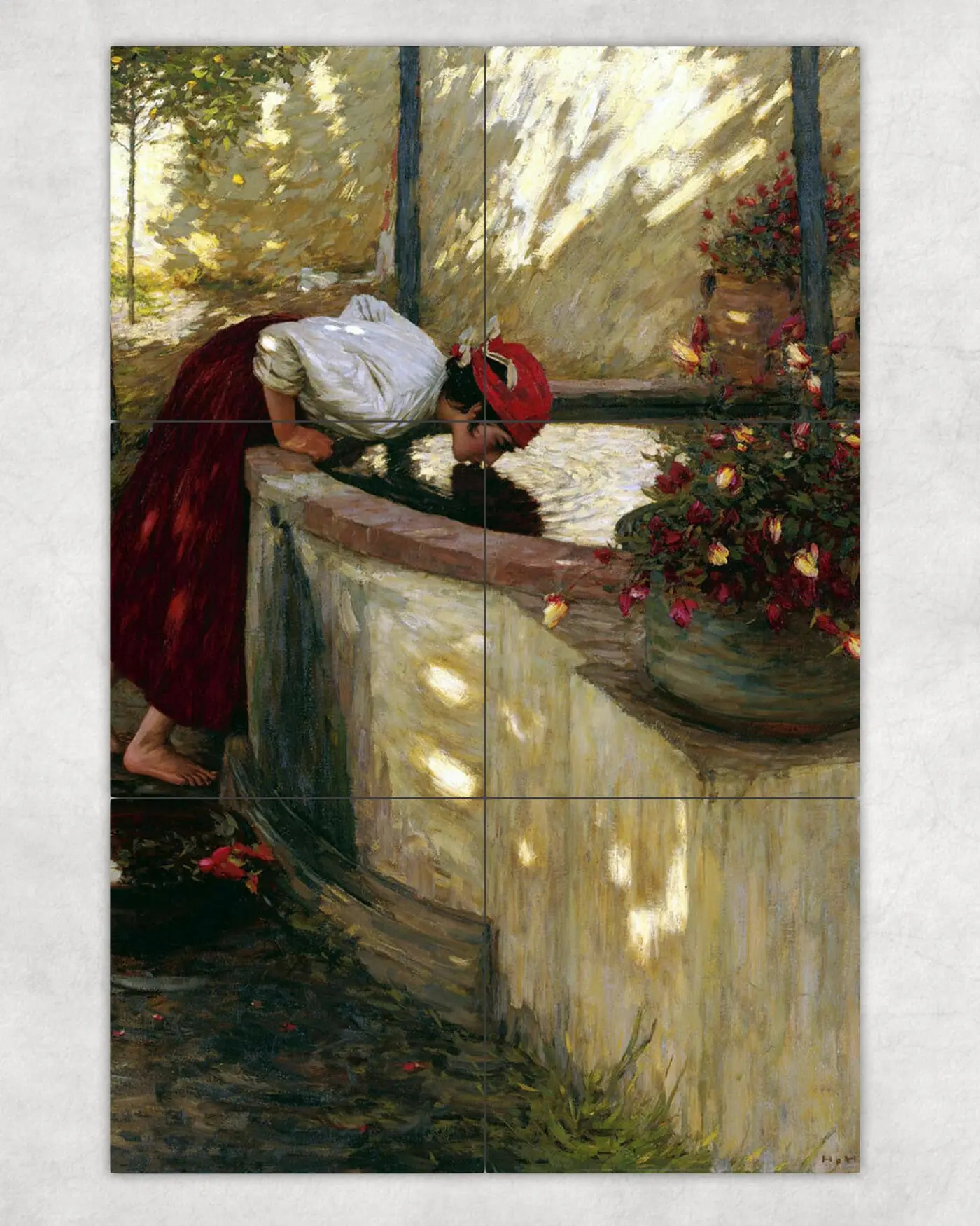 Ligurian Roses Henry Herbert la Thangue