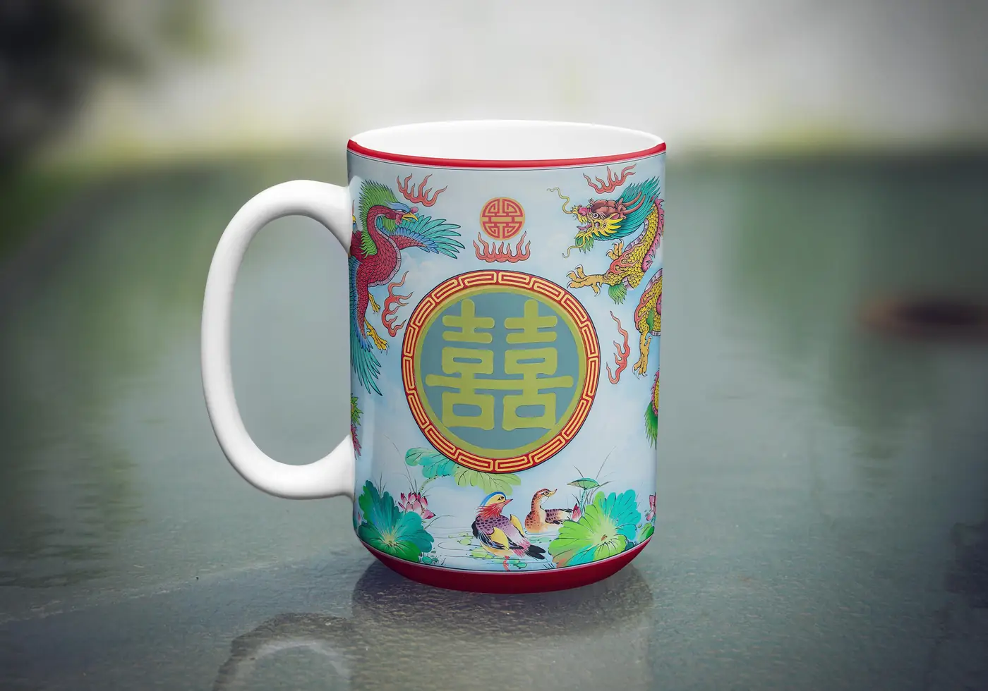 Chinese Phoenix Dragon and Mandarin Ducks, Photo 7