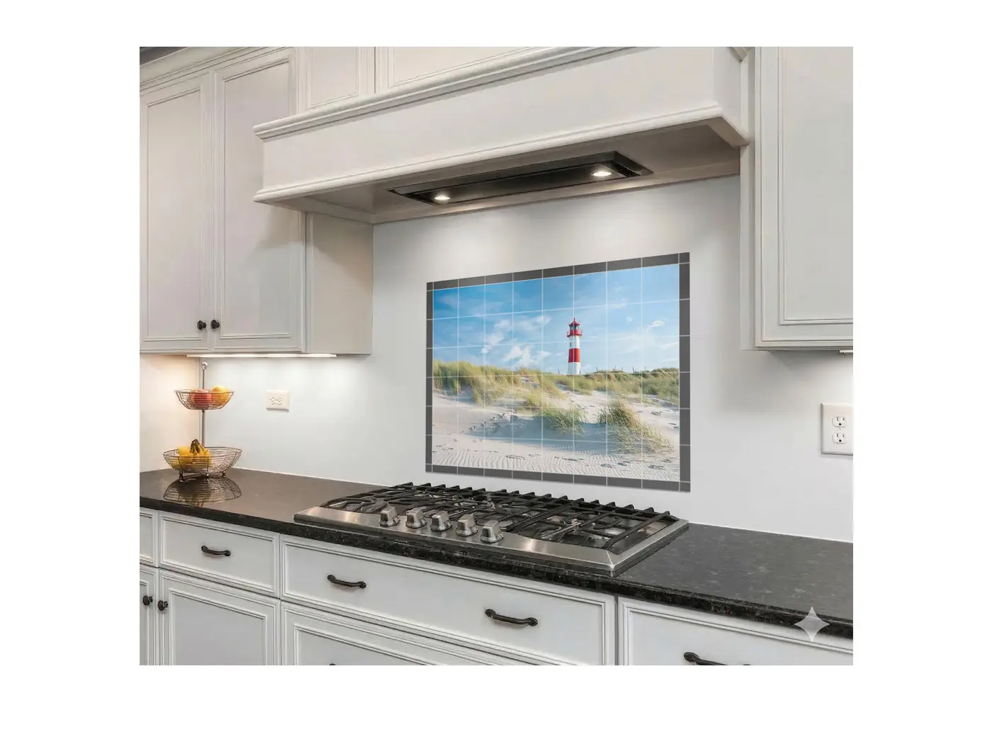 List Ost Lighthouse on Sylt installed