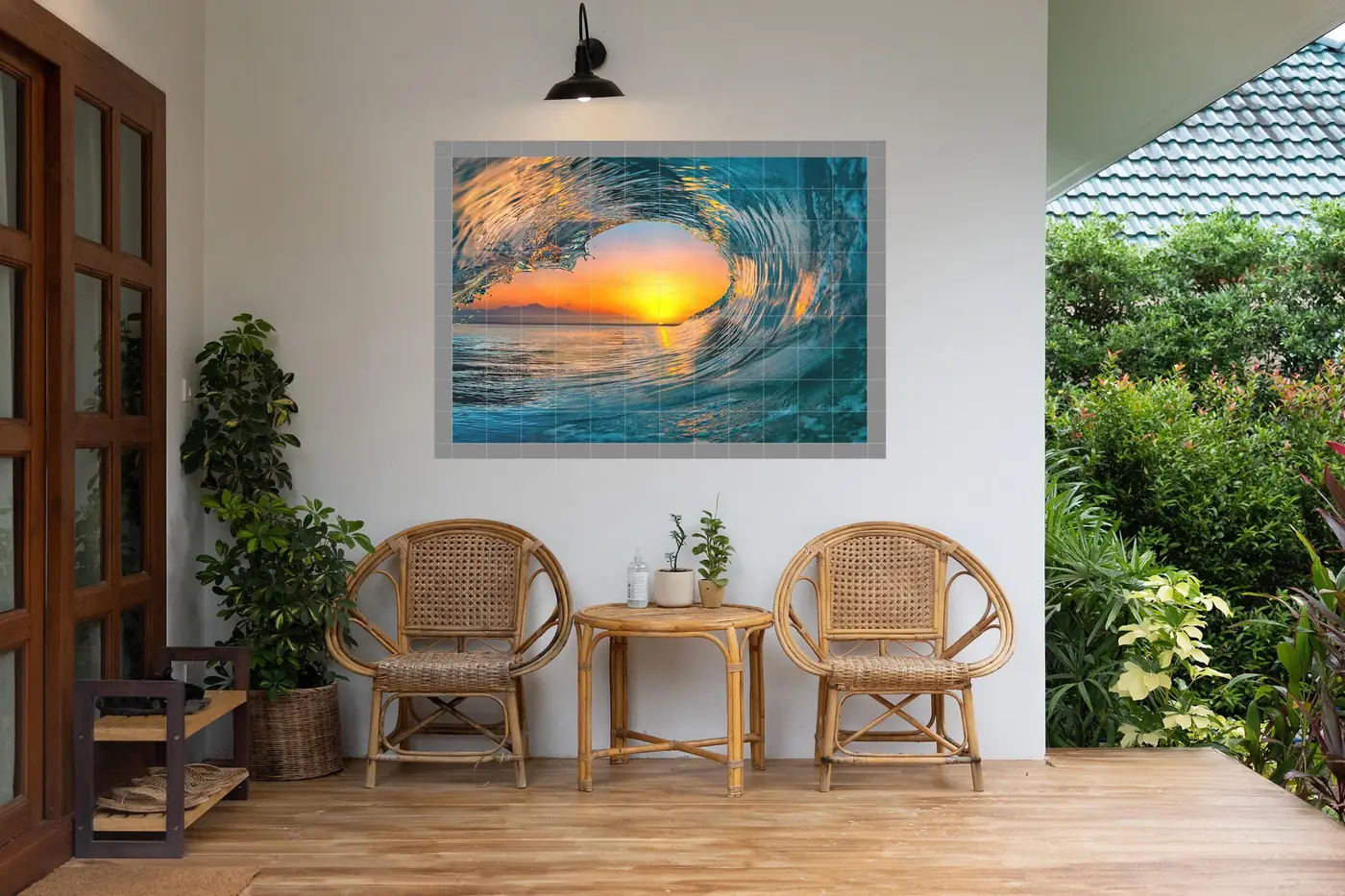 Sunset View Through Ocean Waves, Photo 6