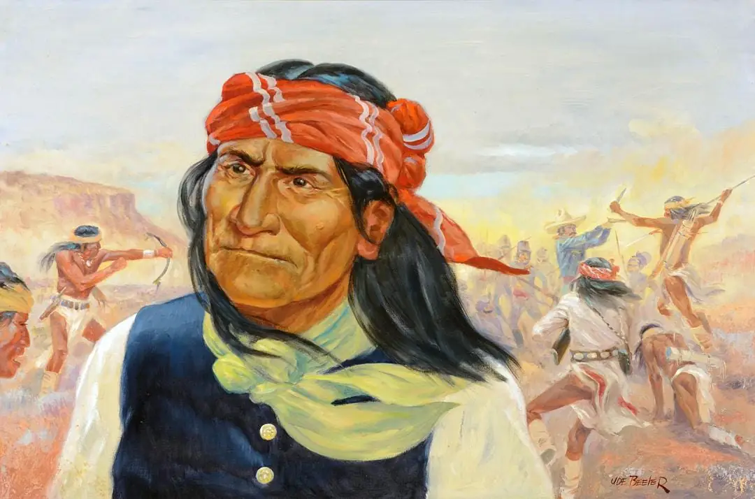 Geronimo Apache Warrior Portrait