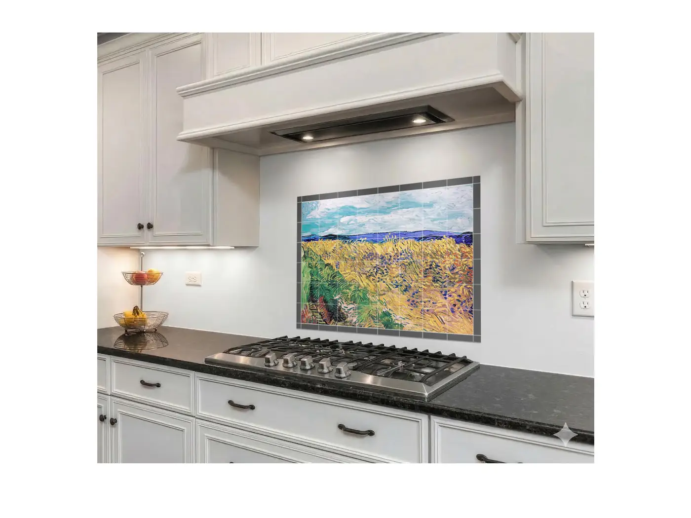 Auvers Sur Oise by Vincent Van Gogh installed