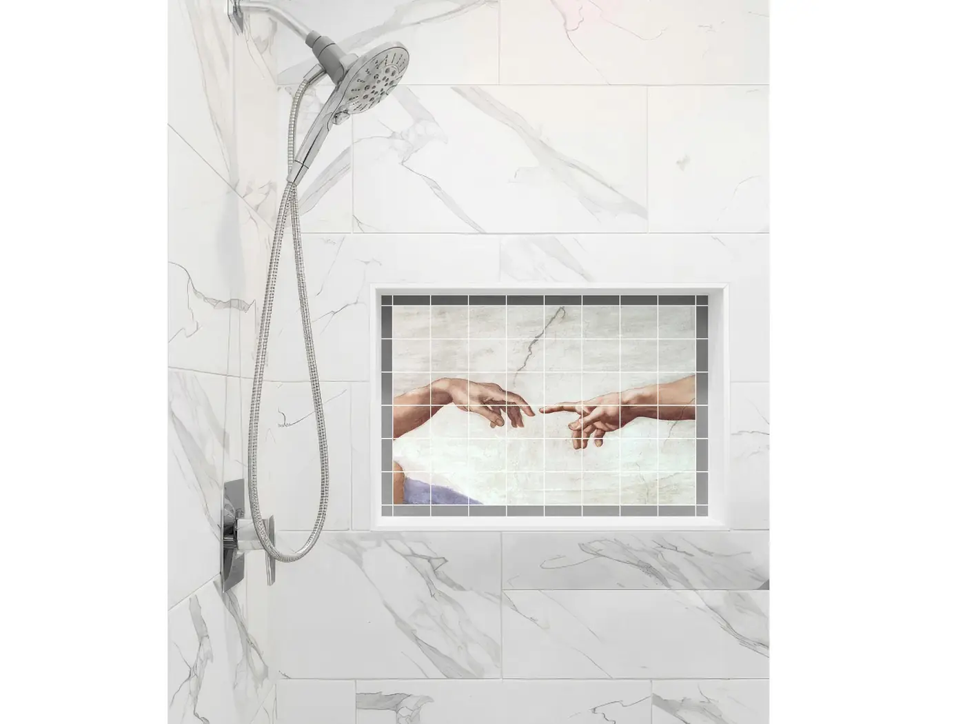 The Creation of Adam (detail) I installed