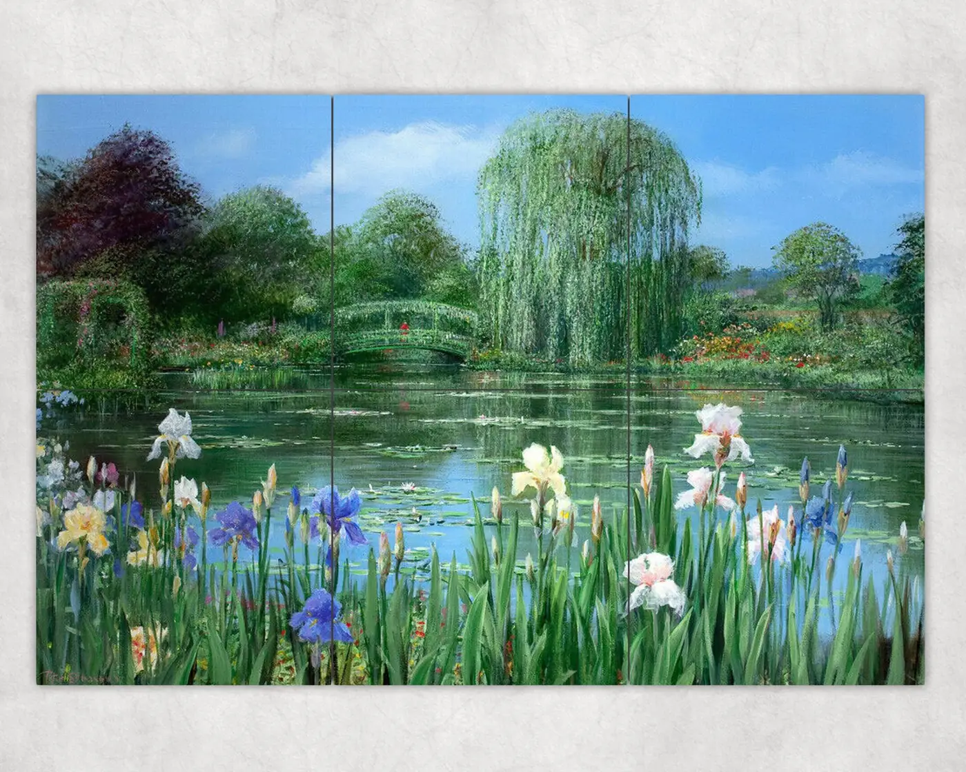Monet's Garden Giverny Pond Iris Flowers