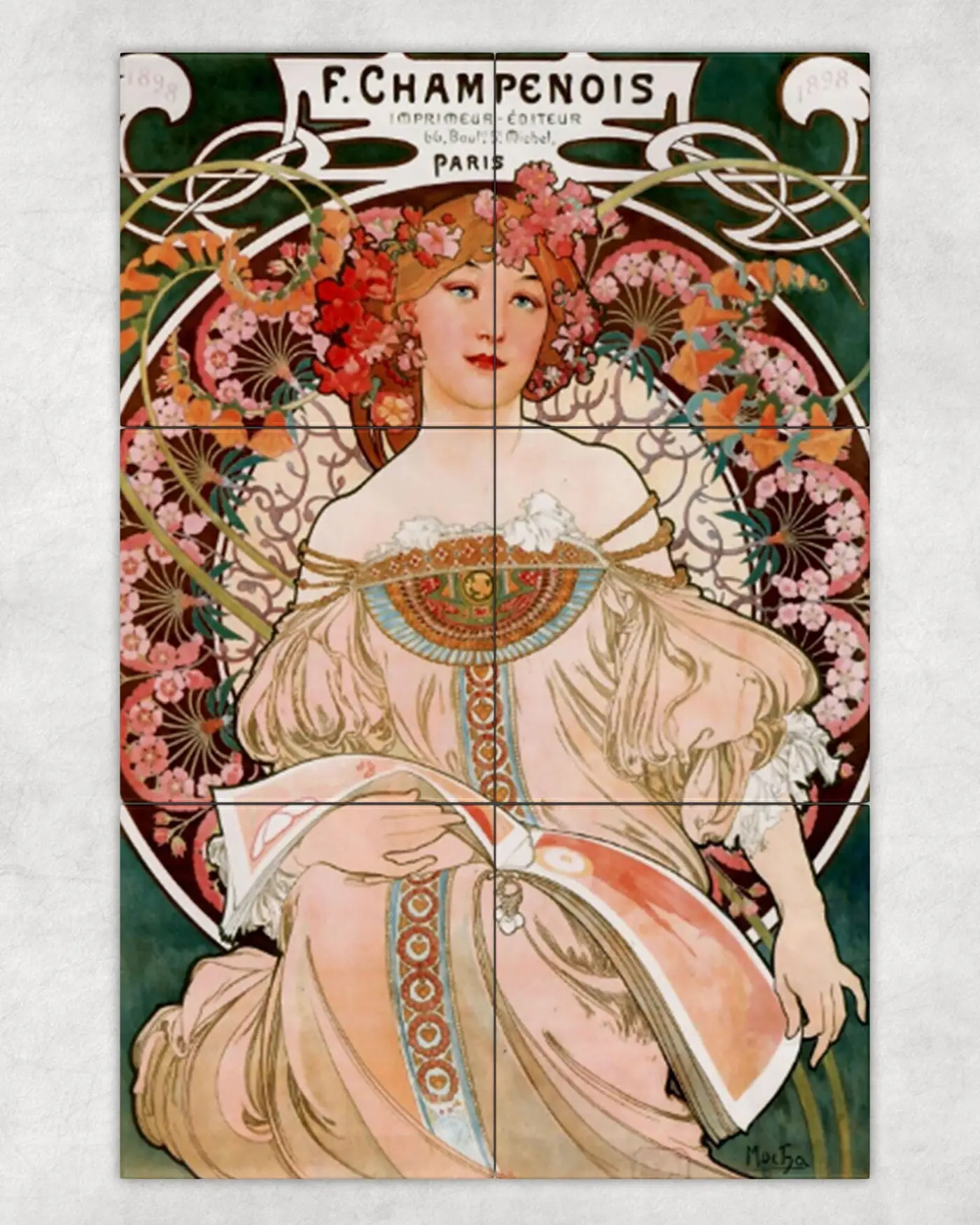 Alfonse Mucha F. Champenois Imprimeur Diteur