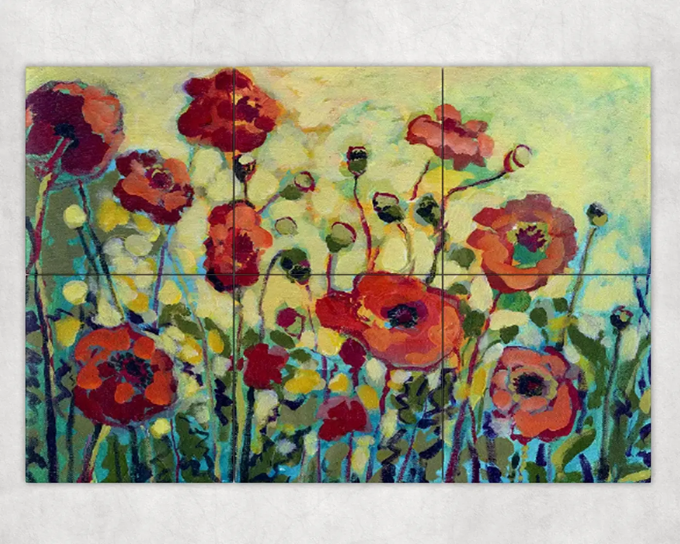 Anitas Red Poppies Flowers Garden