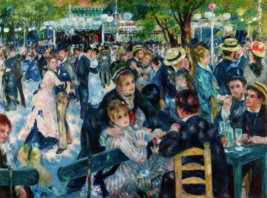 Dance at le Moulin de la Galette by Pierre Auguste Renoir