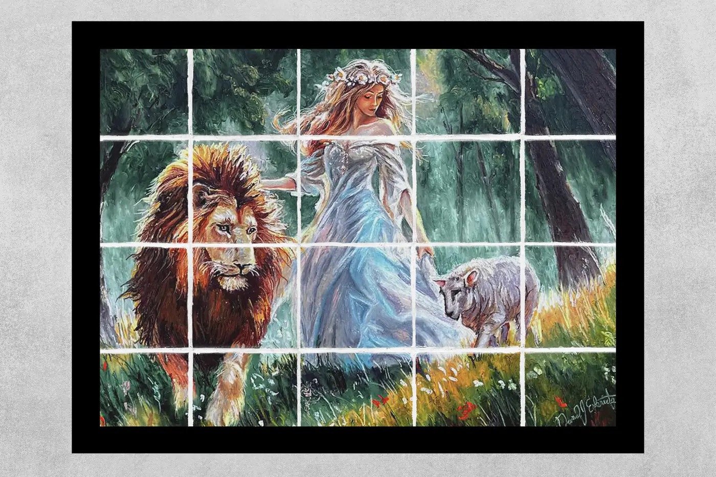 Una the Lion and the Lamb from the Faerie Queene