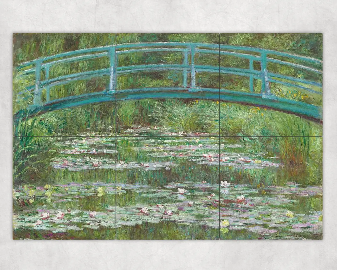 The Japanese Footbridge Claude Monet