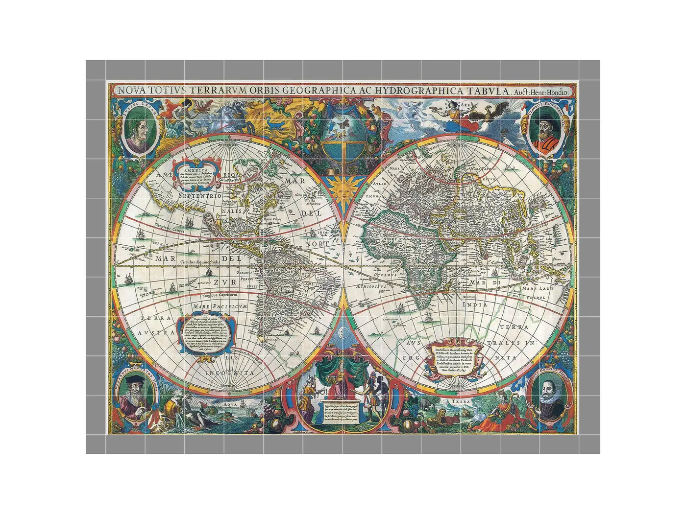 World Map, 1630
