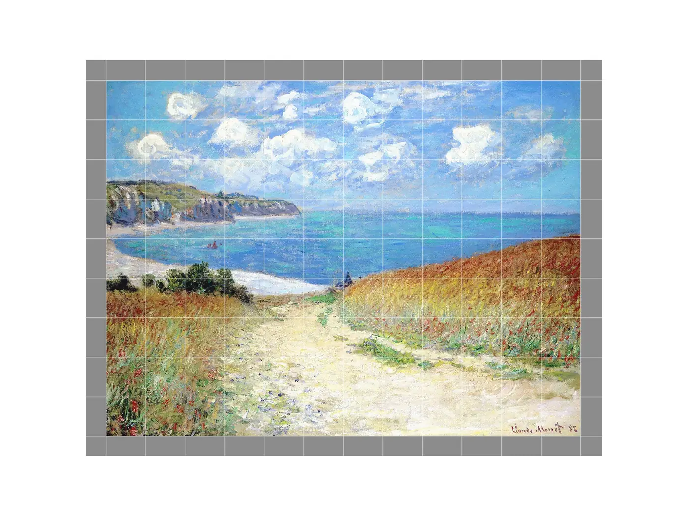 Path in the Wheat Fields at Pourville Claude Monet