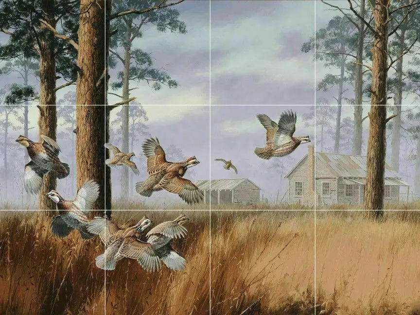 Quails Game Bird Cabin in Woodland