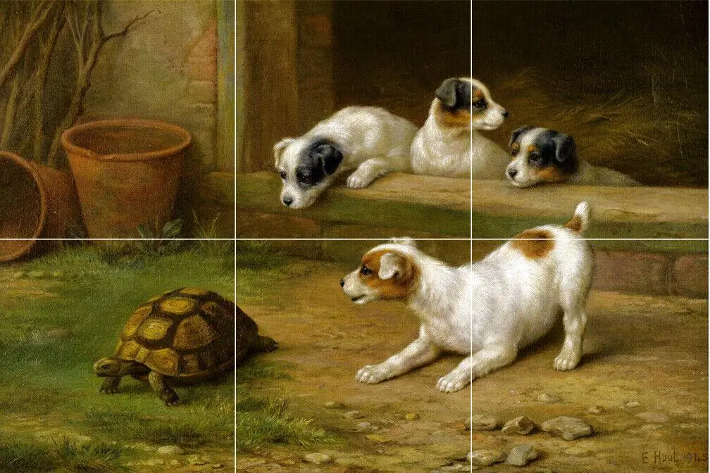 Catch Me If You Can ceramic tile mural