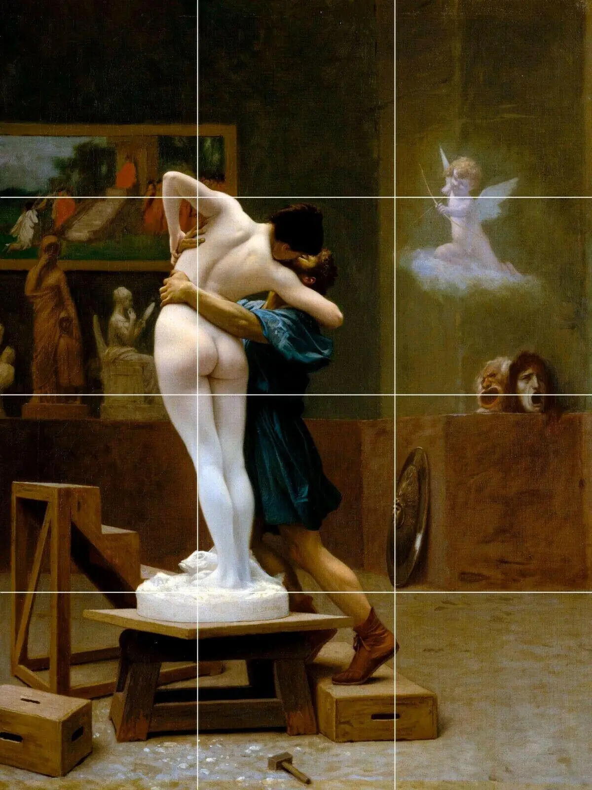 Love Story Galatea Pygmallion Sculpture